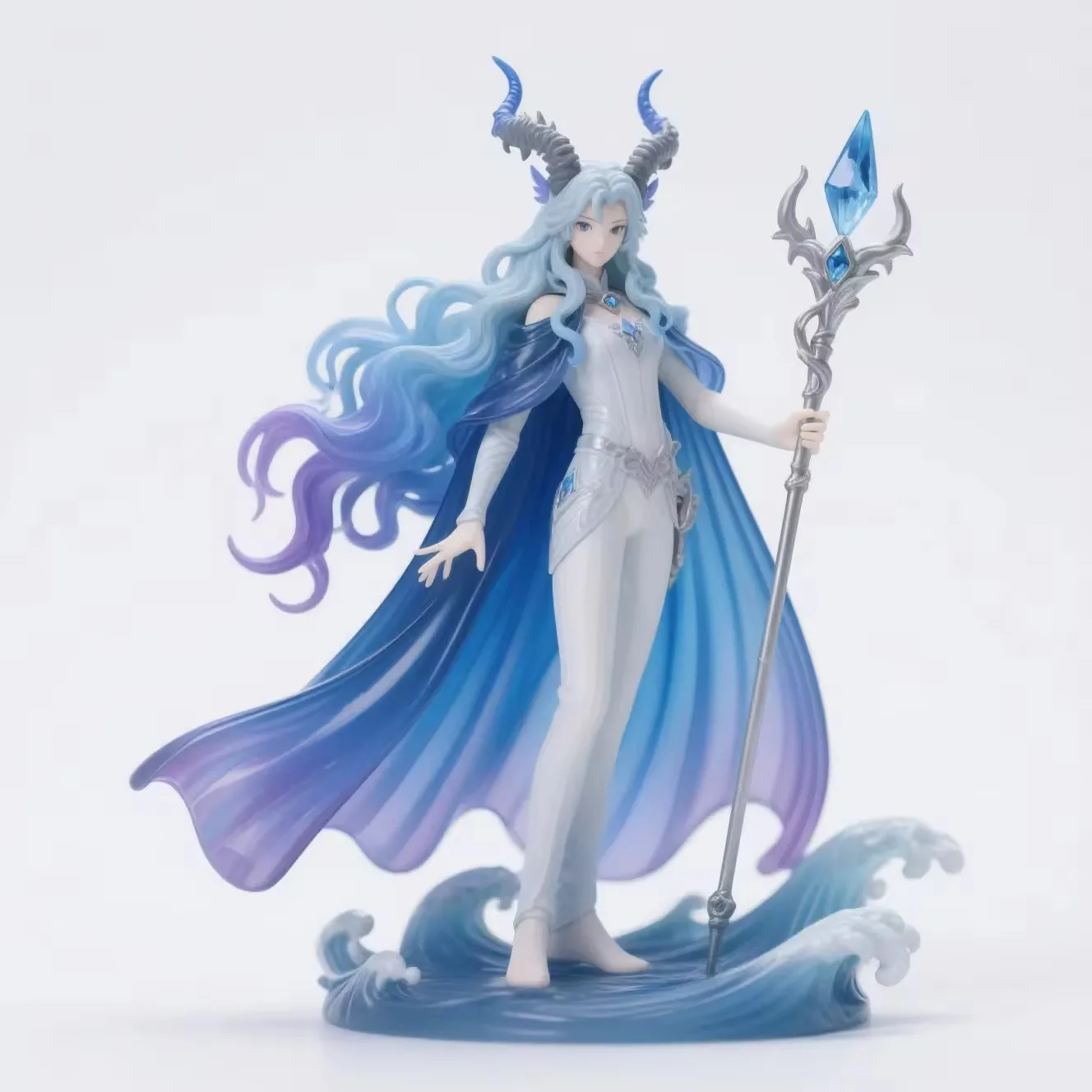 Anime model toy PVC figure shown in a front-facing approval view for retail and display planning