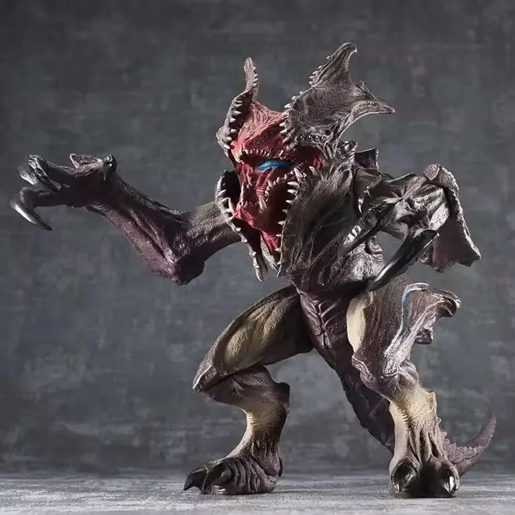 Articulated animal gladiator plastic figure toy shown in a second pose highlighting joint range and 3D sculpt depth