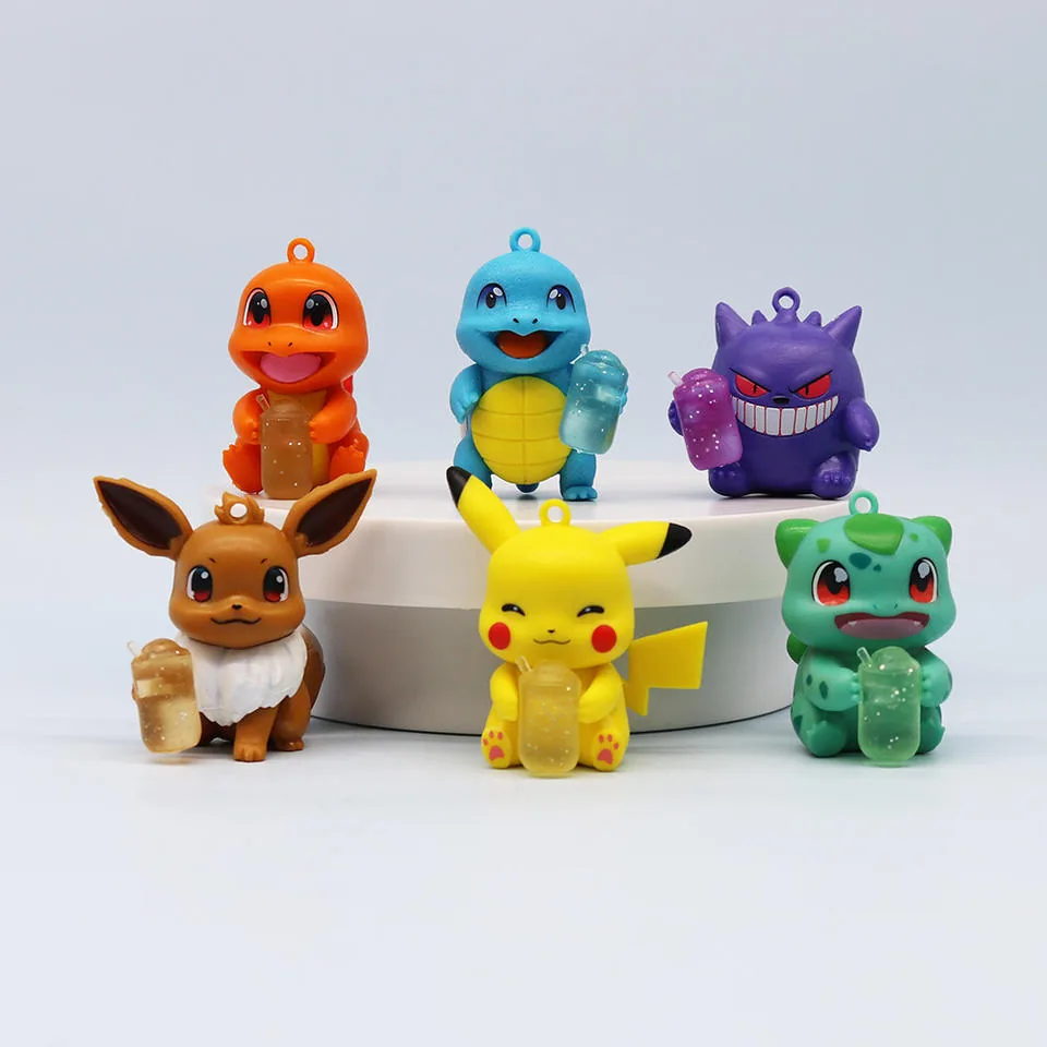 Collectible resin figure and series packaging sample