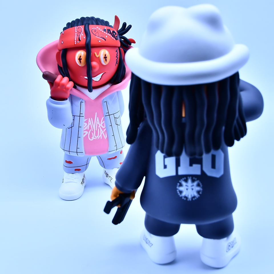 Slush molded vinyl product sample